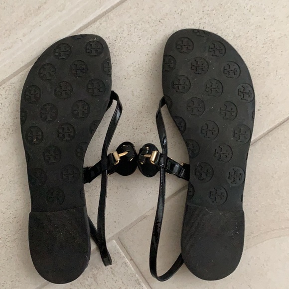 Tory Burch Black Ali Thong Sandal - Picture 8 of 8